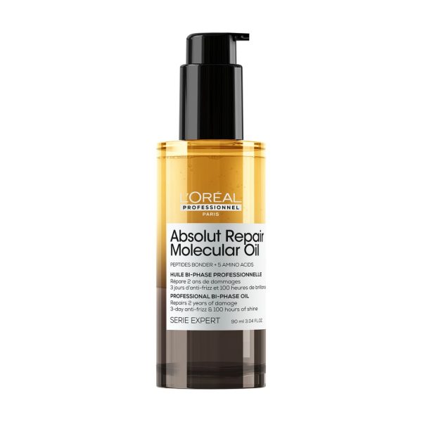 L'Oreal Professionnel Absolut Repair Molecular Bi-Phase Oil Για Ταλαιπωρημένα Μαλλιά 90ml