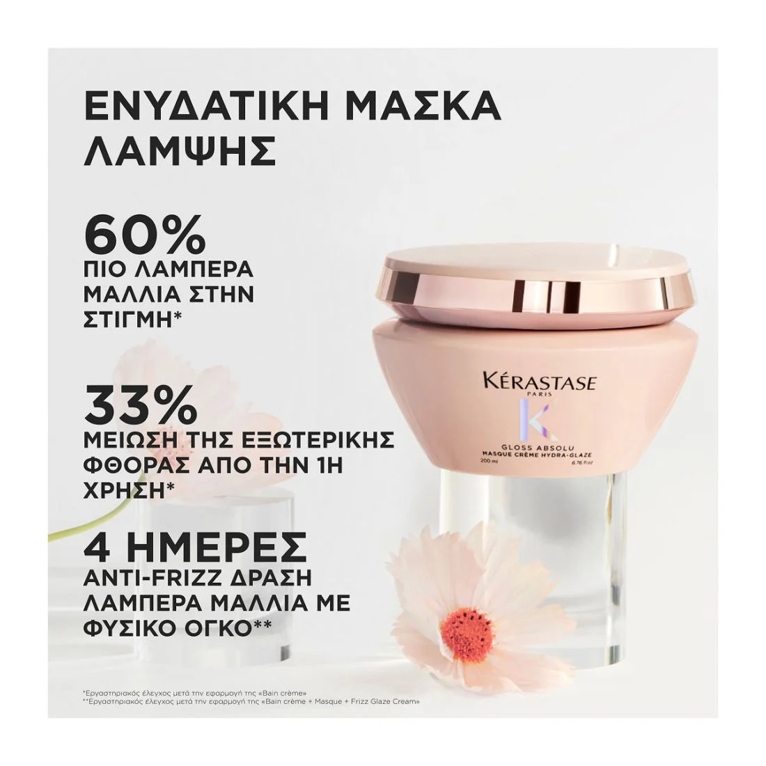 Kérastase Gloss Absolu Masque Riche Crème Hydra Glaze 200ml