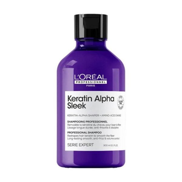 L'Oréal Professionnel Keratin Alpha Sleek Shampoo 300ml