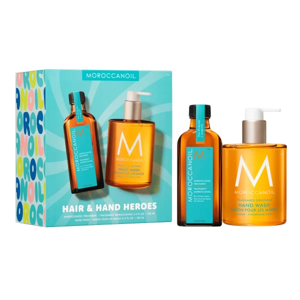 Moroccanoil Hair & Hand Heroes Set Light (Oil Treatment 100ml, ΔΩΡΟ Hand Wash 360ml)